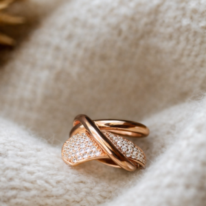 Infinity Rose Gold Ring