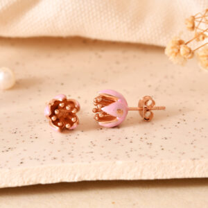Sacred lotus whisper studs