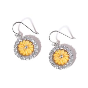 Golden Aura Bloom Earrings
