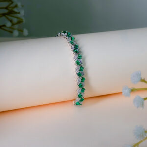Emerald Grace Tennis Bracelet