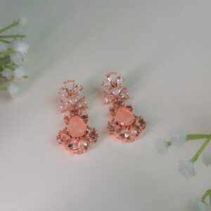 Rose Embrace Chandelier Earrings