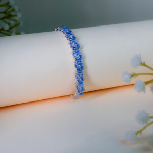 Sapphire Glow Flexible Bracelet