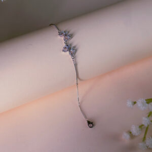 Crystal Cascade Adjustable Bracelet