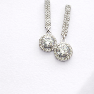 Silver Glow Earrings