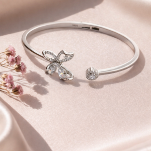 Butterfly Open Cuff Bracelet