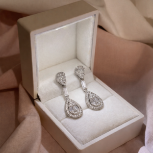 Teardrop Silver Earrings